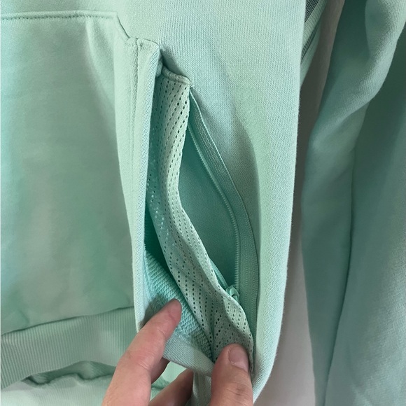 Adidas Atlanta United MLS Mint Hoodie | Men’s S | Quilted Hood Hidden Zip Pocket - Picture 5 of 12